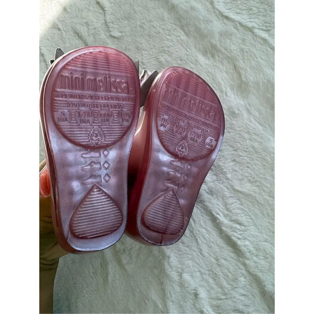 Mini Melissa Pink Shoes Size 5C